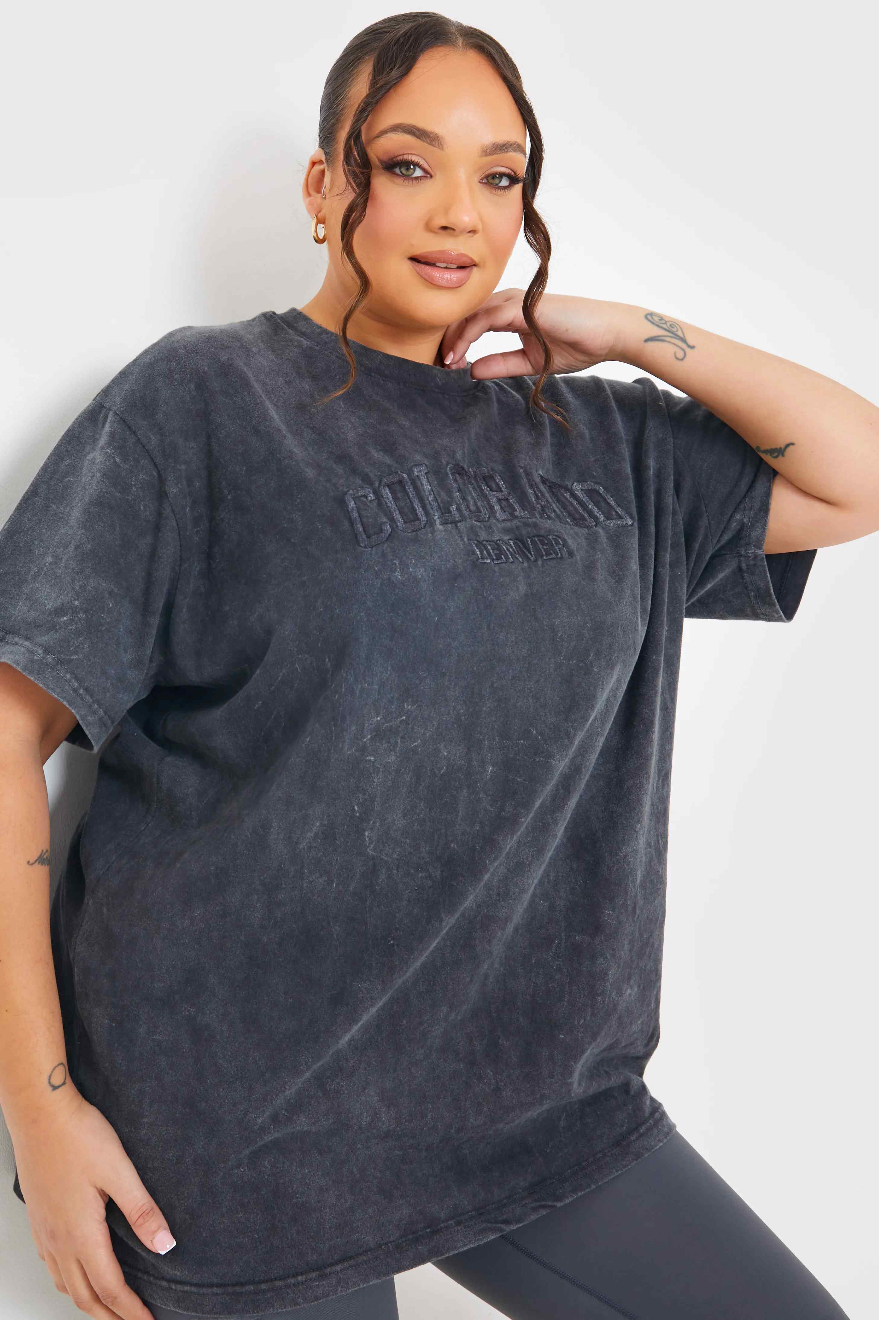 Colorado' Acid Wash Slogan T-Shirt - Image 9