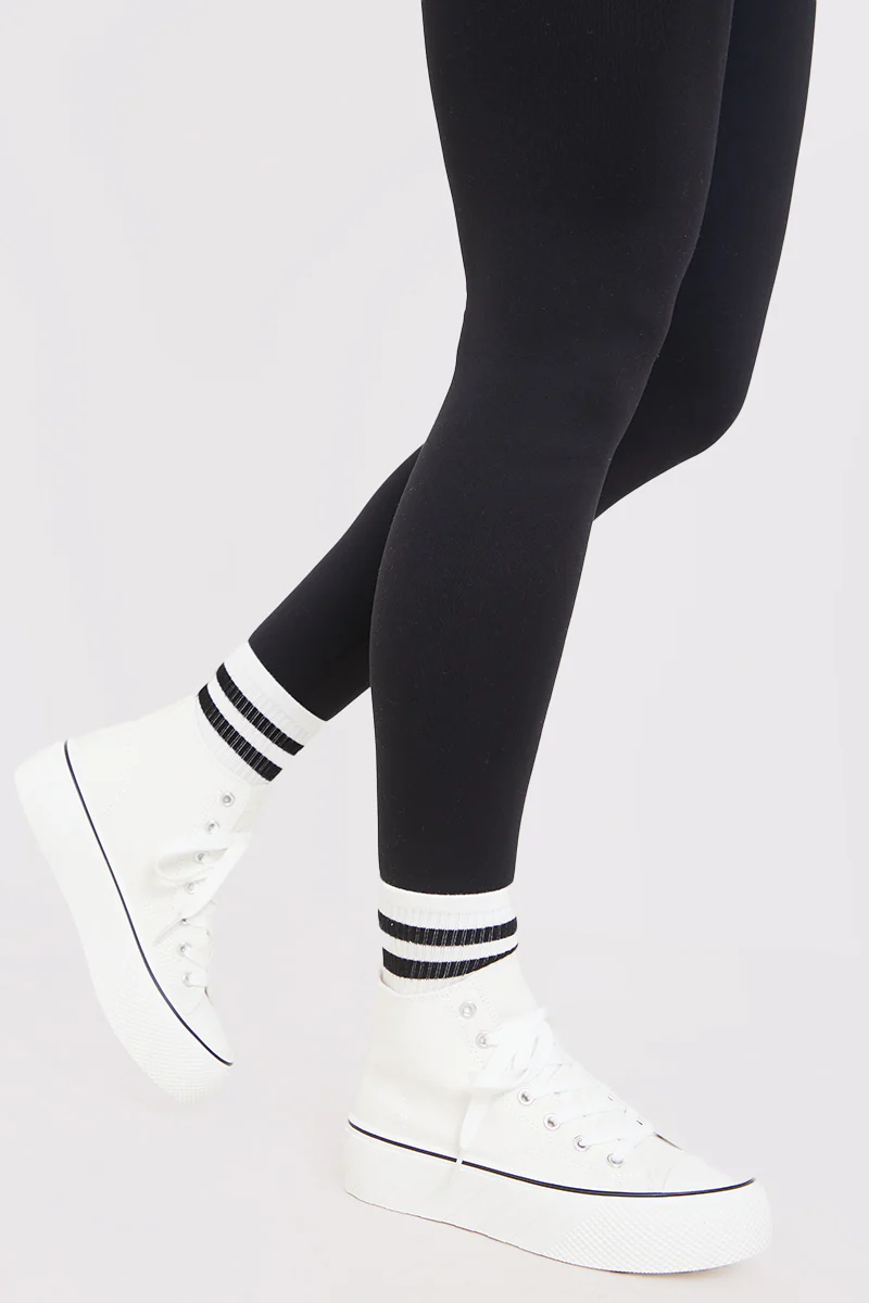 Canvas High Top Trainers