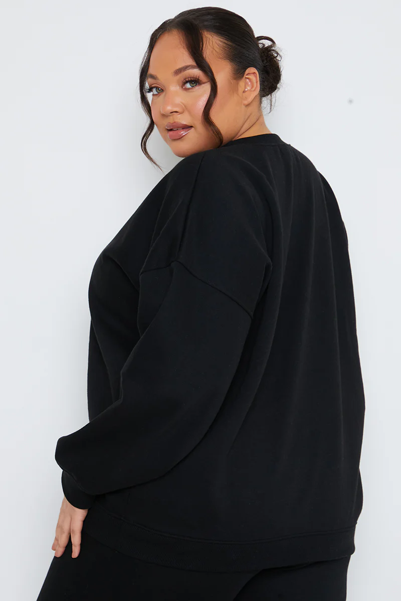 Crew Neck Fleecback Sweater - Image 7