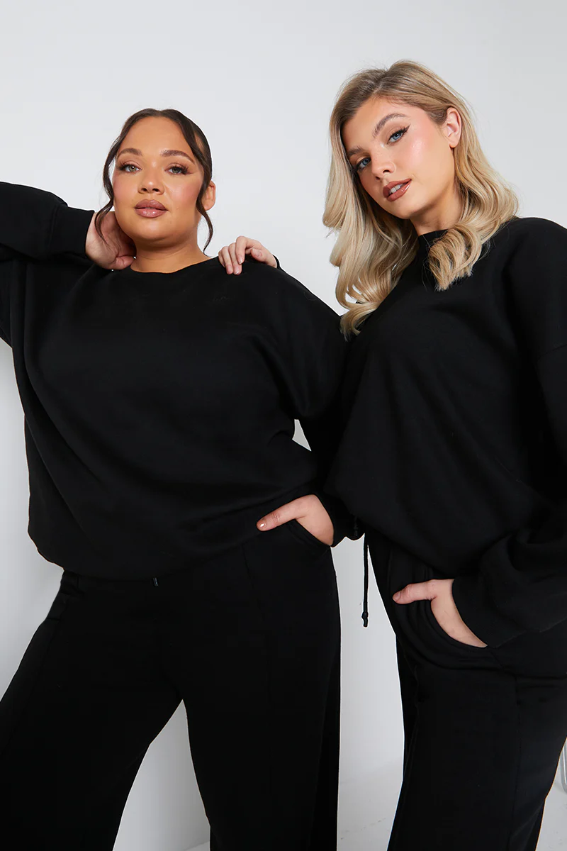 Crew Neck Fleecback Sweater - Image 8