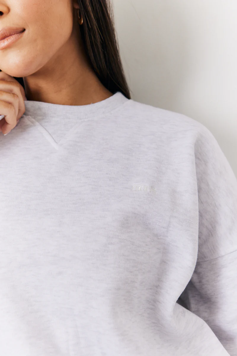 Crew Neck Fleeceback Sweater - Image 4