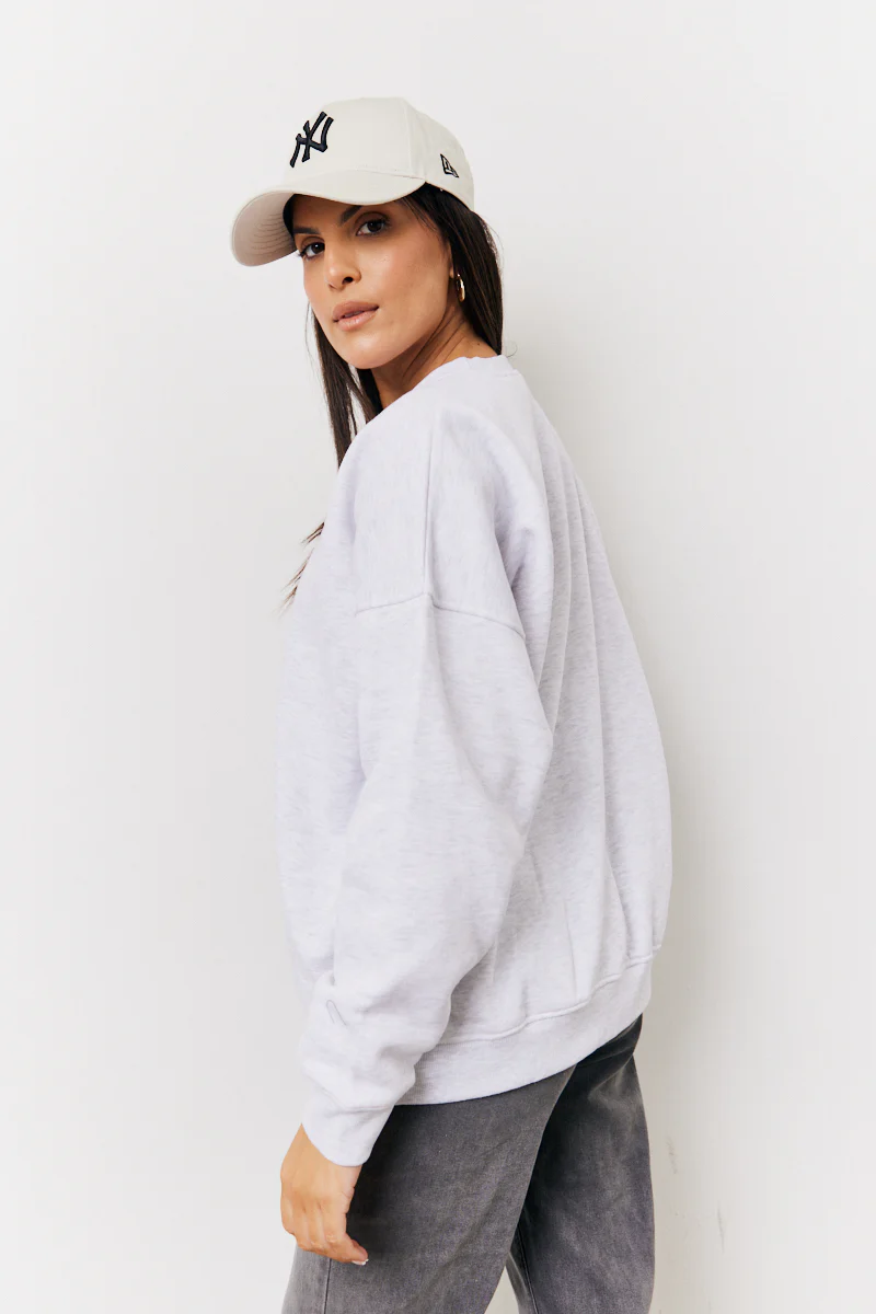 Crew Neck Fleeceback Sweater - Image 5