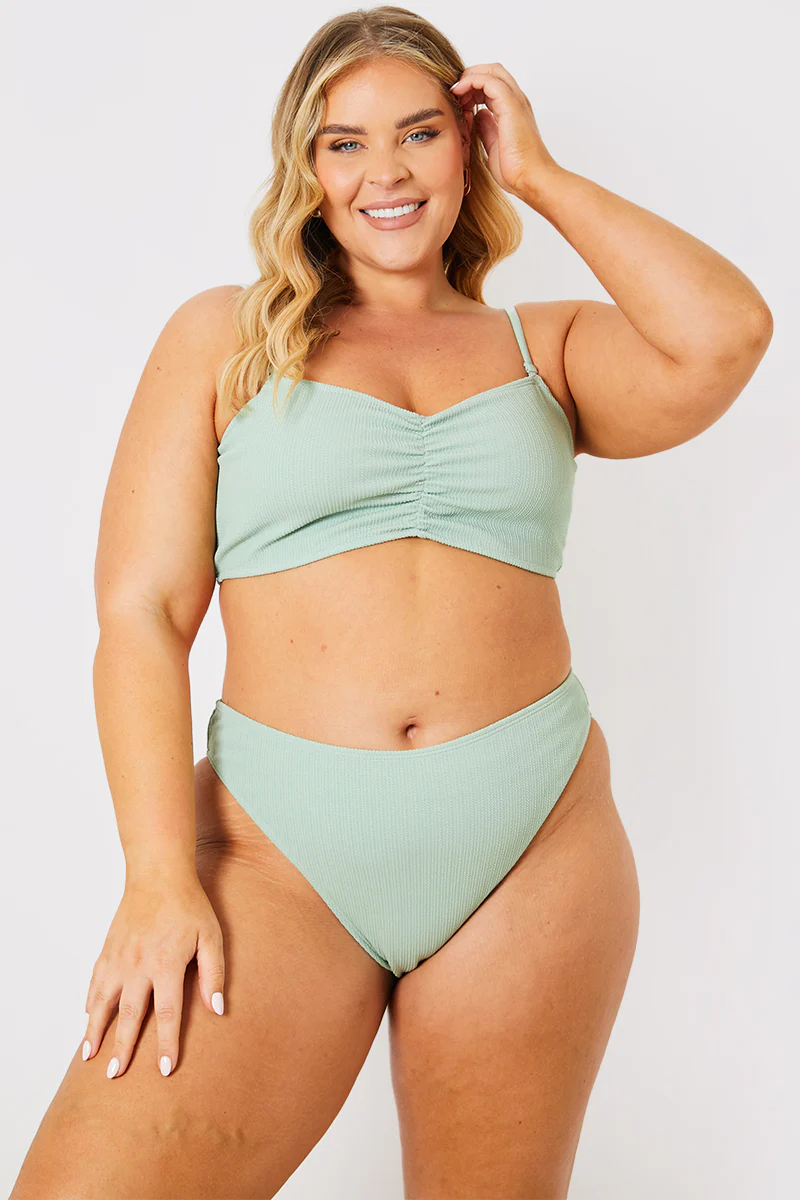 Control Crinkle Boomerang Bikini Bottom - Image 5