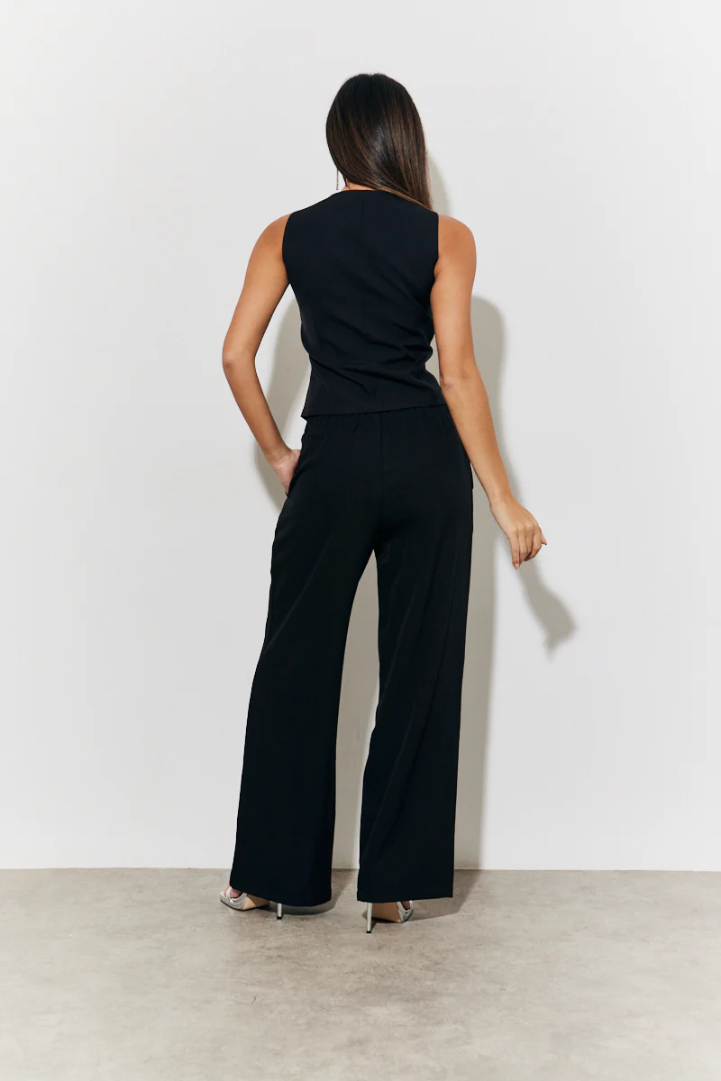 Black Embellished Waistcoat - Image 4