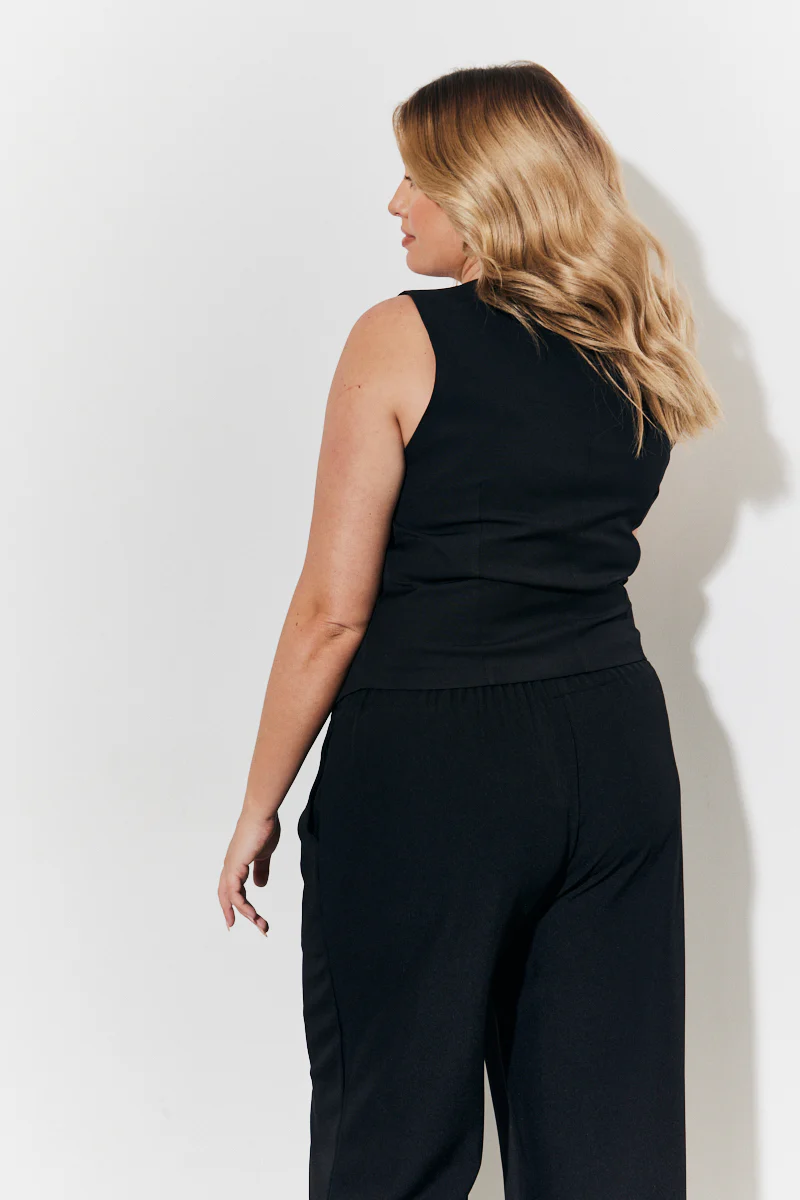 Black Embellished Waistcoat - Image 7