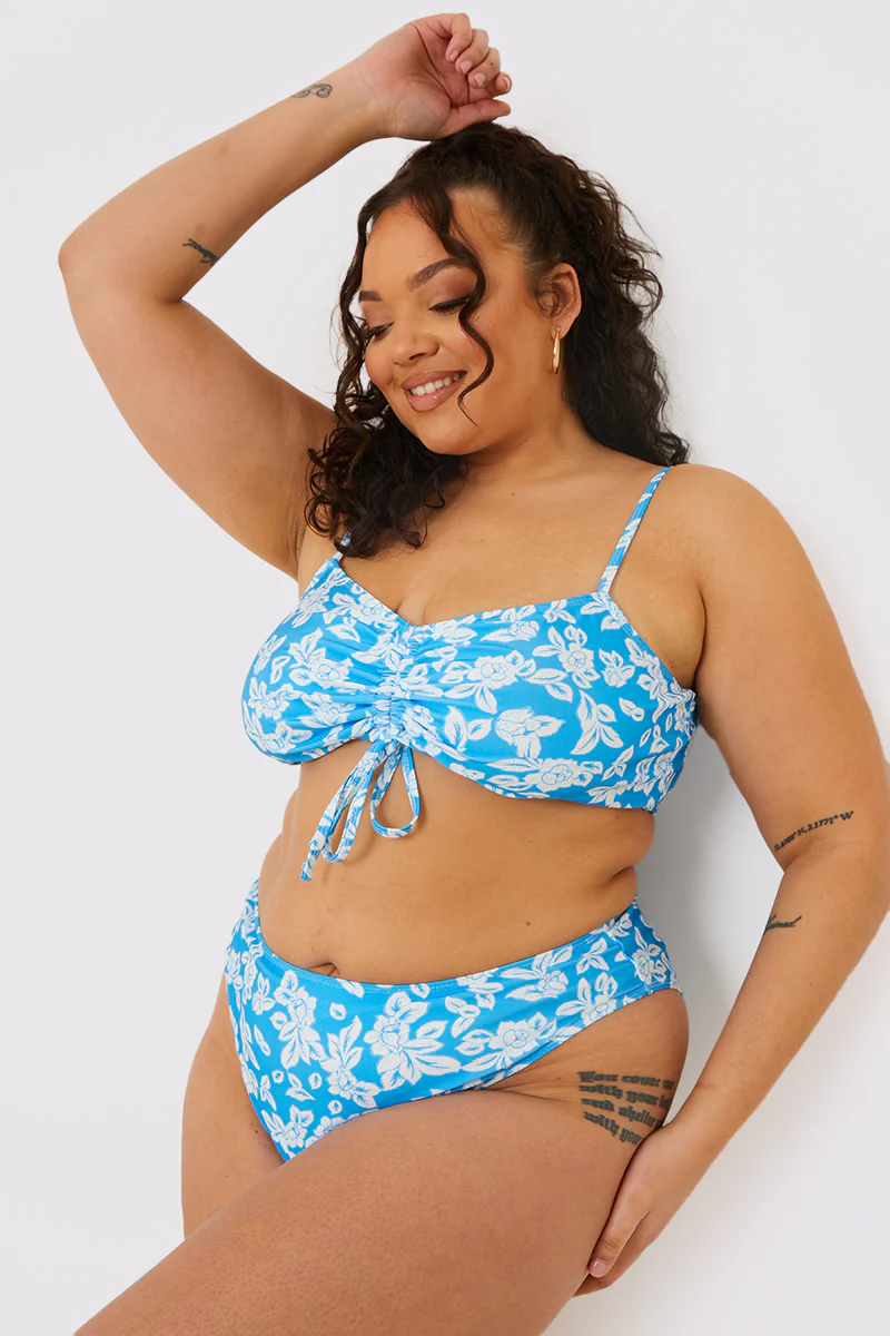 Floral High Leg Bikini Brief - Image 11