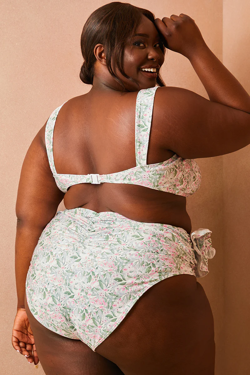 Floral So Perfect Wide Strap Bikini Top - Image 11