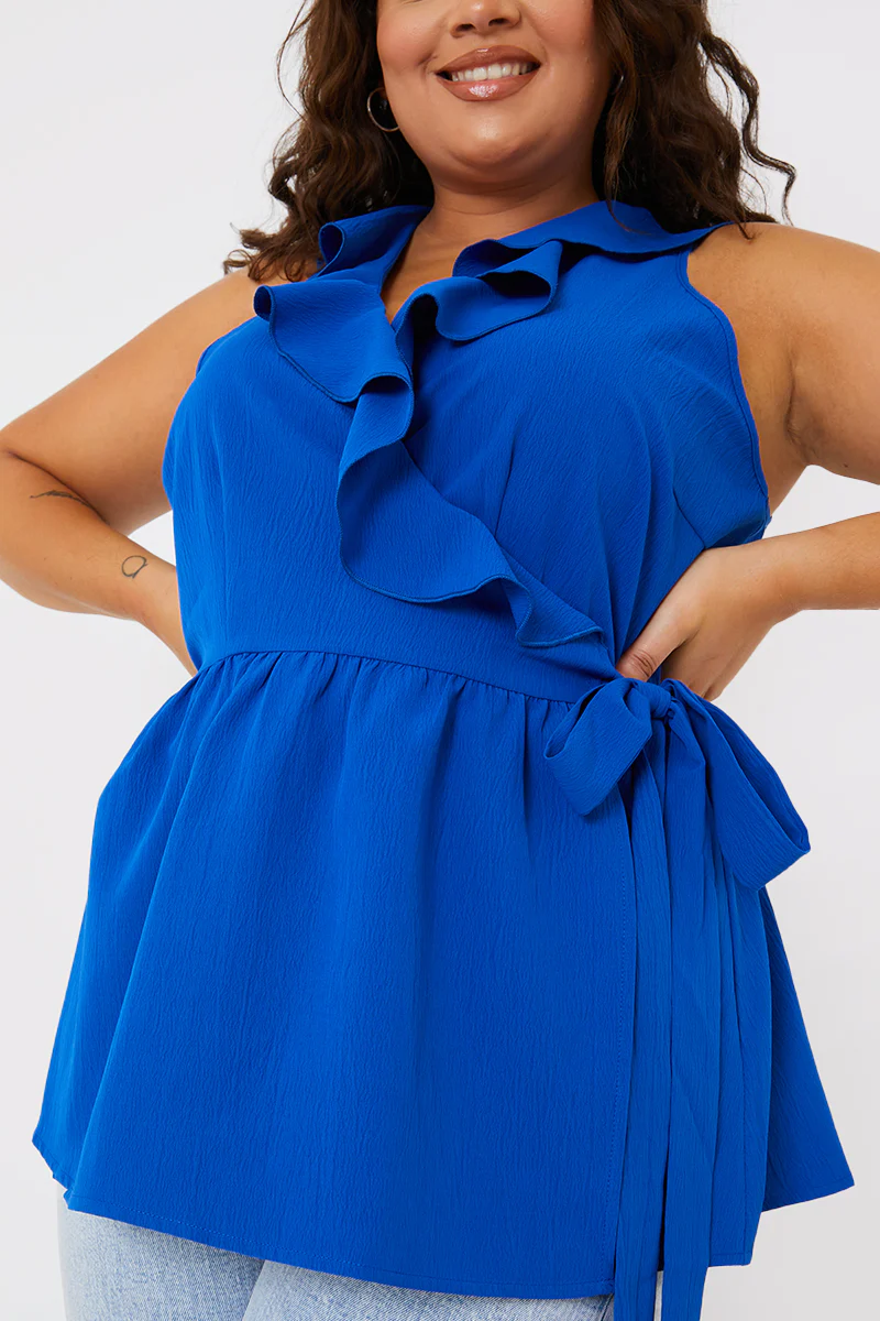 Frill Wrap Top - Image 3