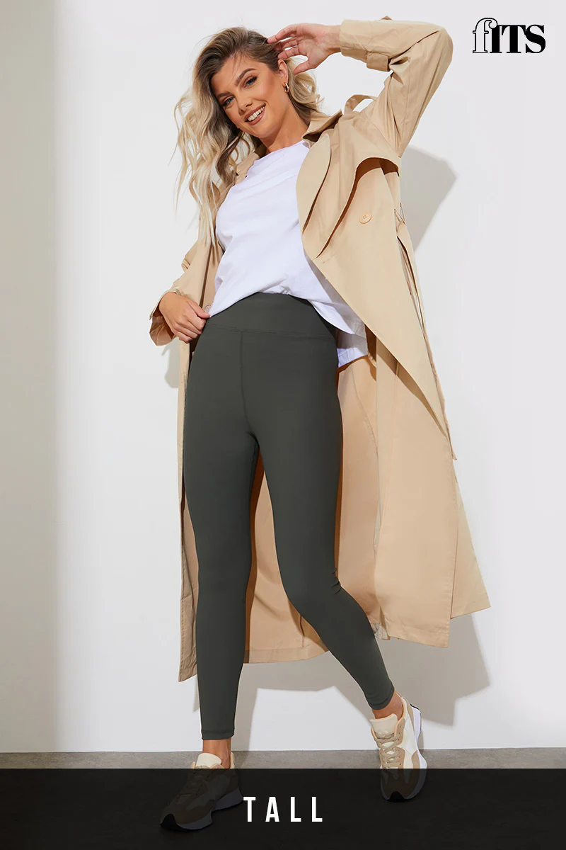 High Waisted Sculpt and Control Ribbed Leggings - Image 41
