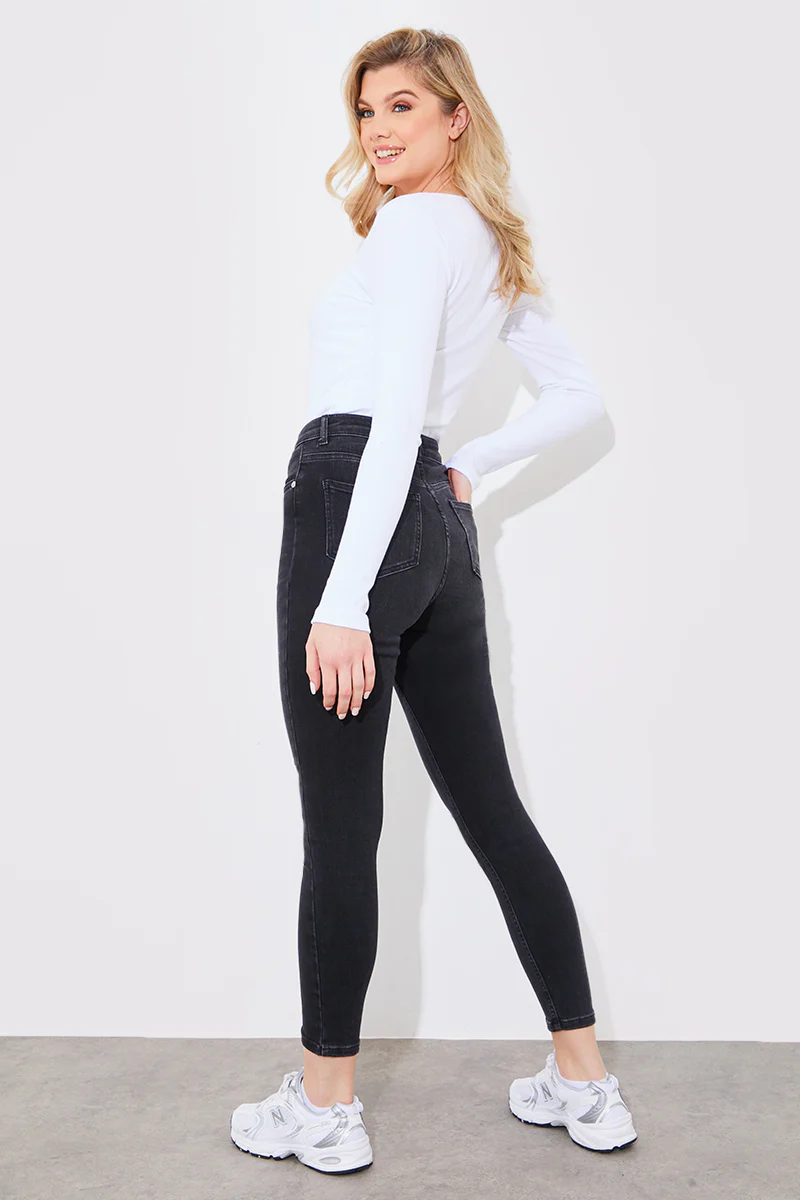 High Waisted Skinny Jeans - Image 5