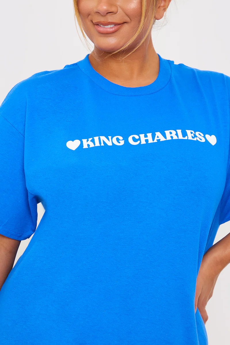 King Charles Slogan T-Shirt - Image 4