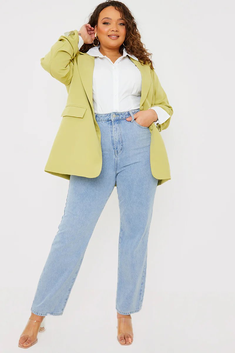Light Wash Straight Leg Jeans - Image 12
