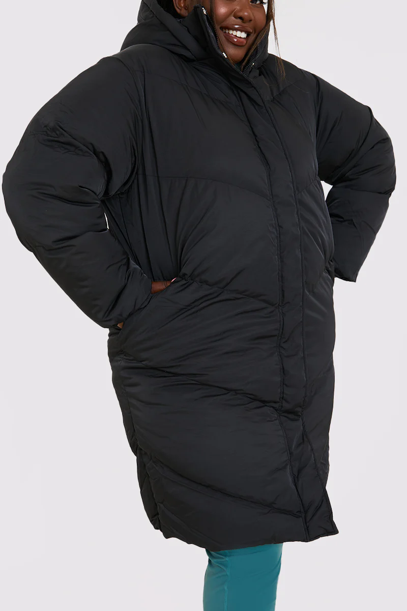 Longline Puffer Coat - Image 7