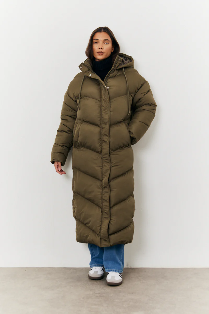 Longline Puffer Jacket - Image 2