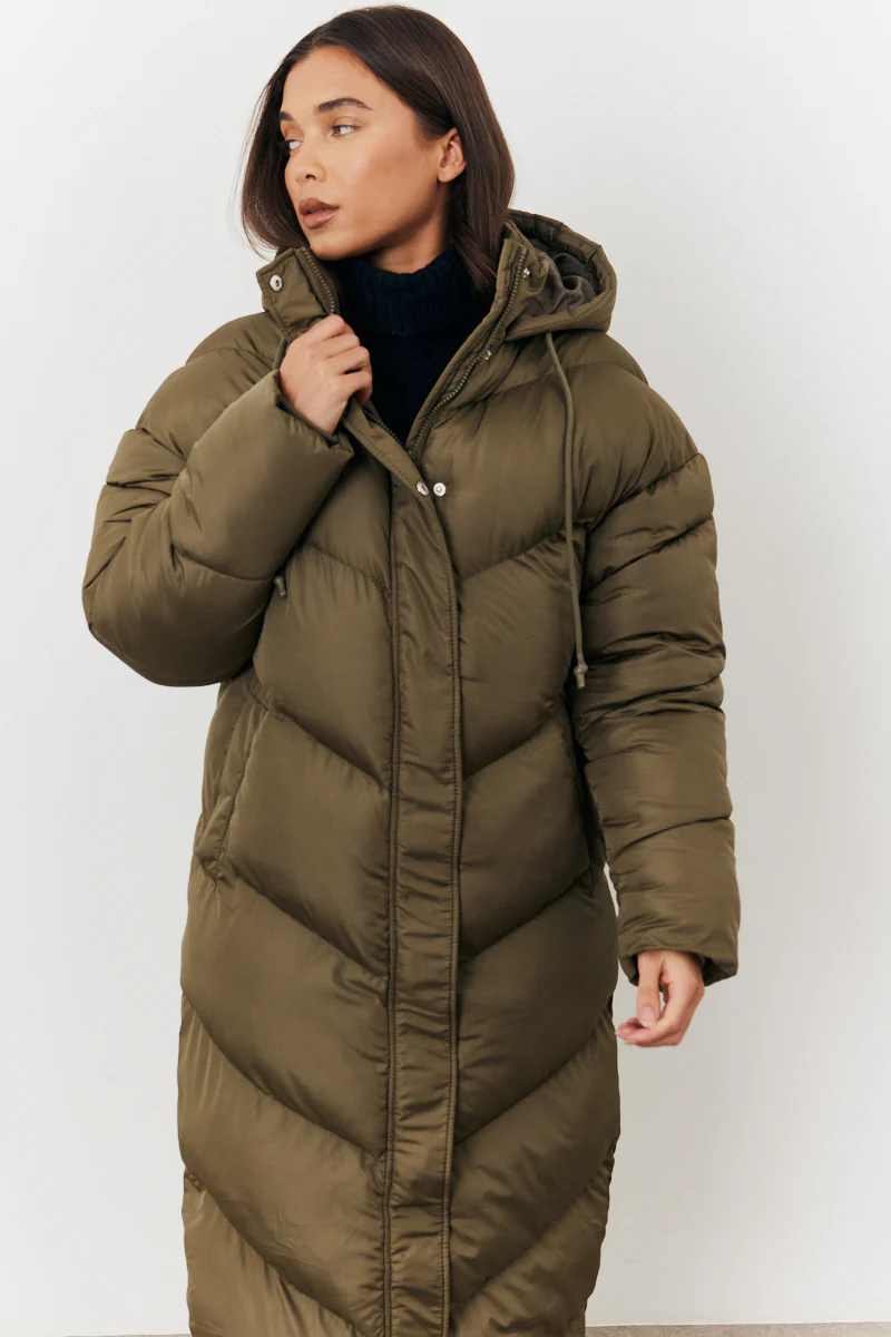 Longline Puffer Jacket - Image 3