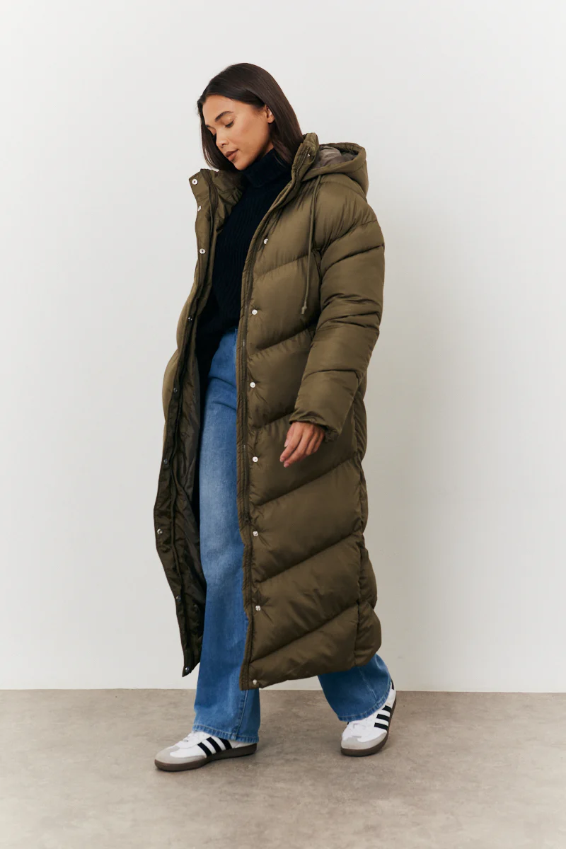 Longline Puffer Jacket - Image 4