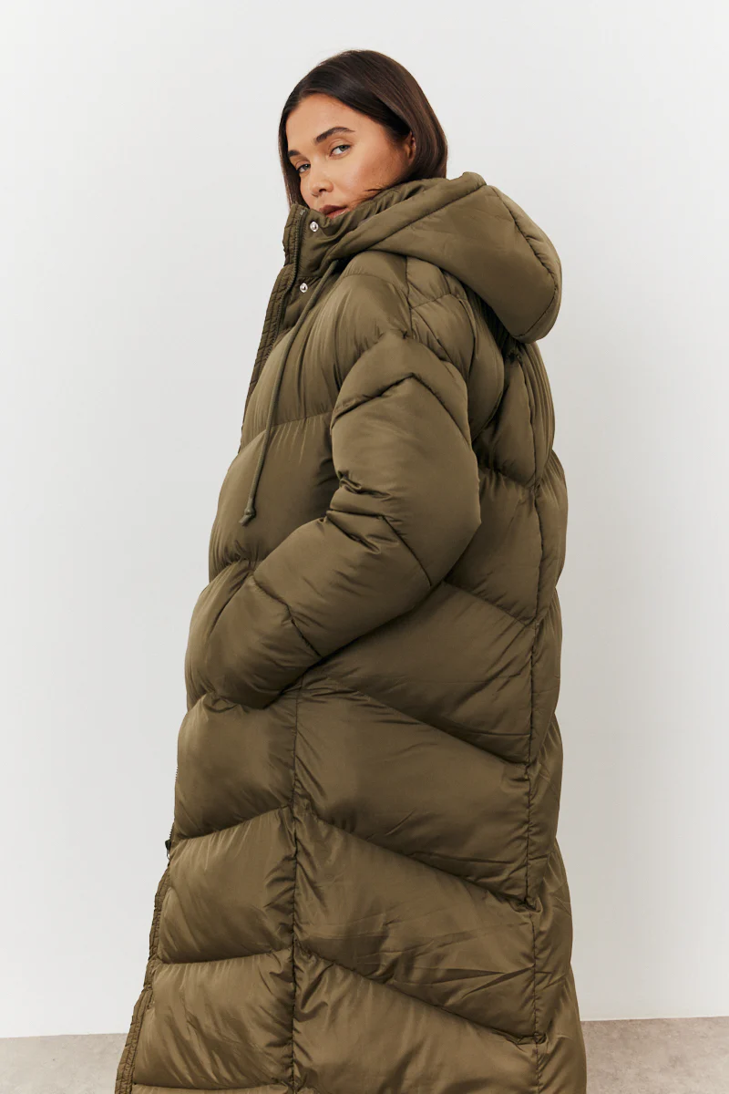 Longline Puffer Jacket - Image 5