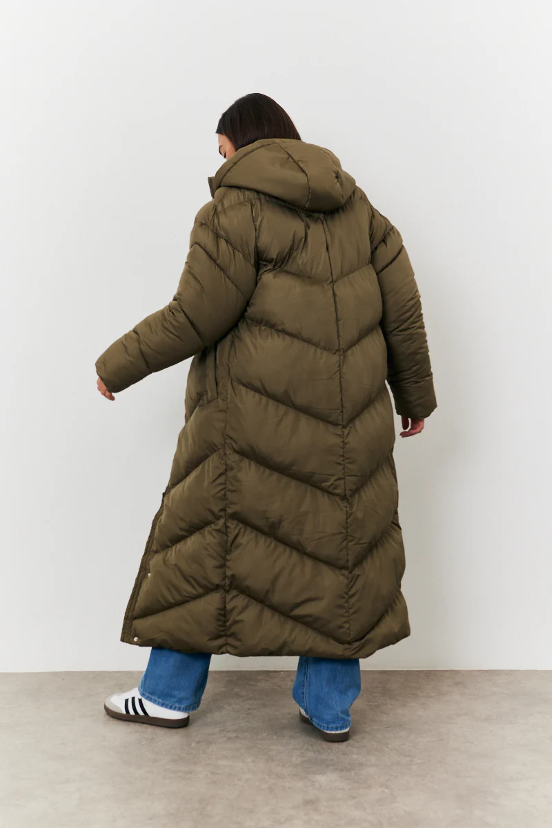 Longline Puffer Jacket - Image 6