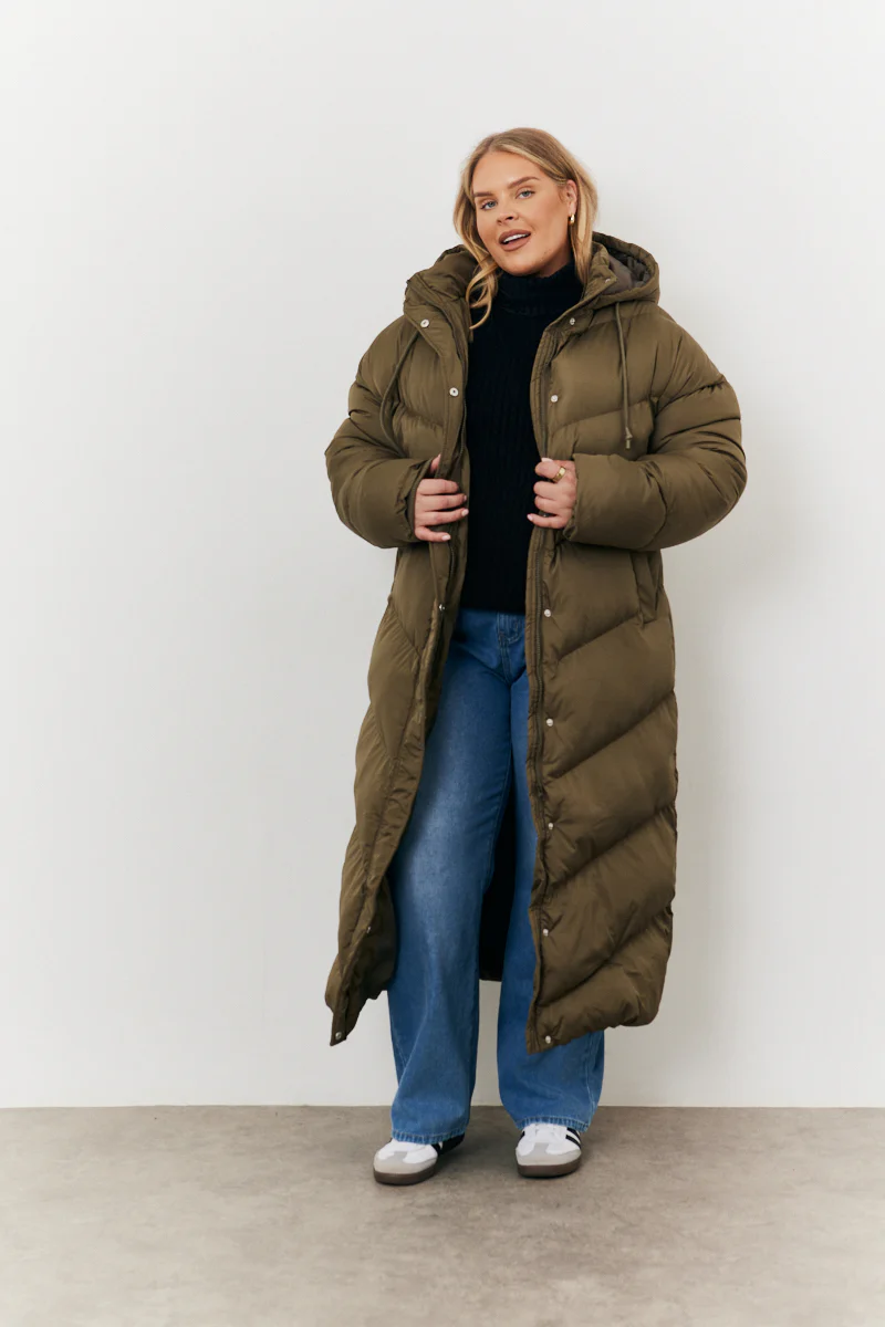 Longline Puffer Jacket - Image 8