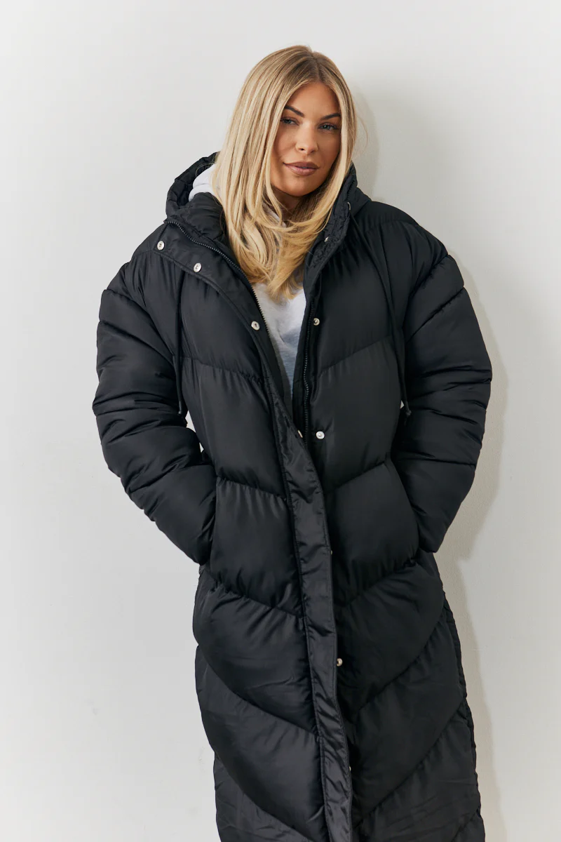 Longline Puffer Jacket - Image 4
