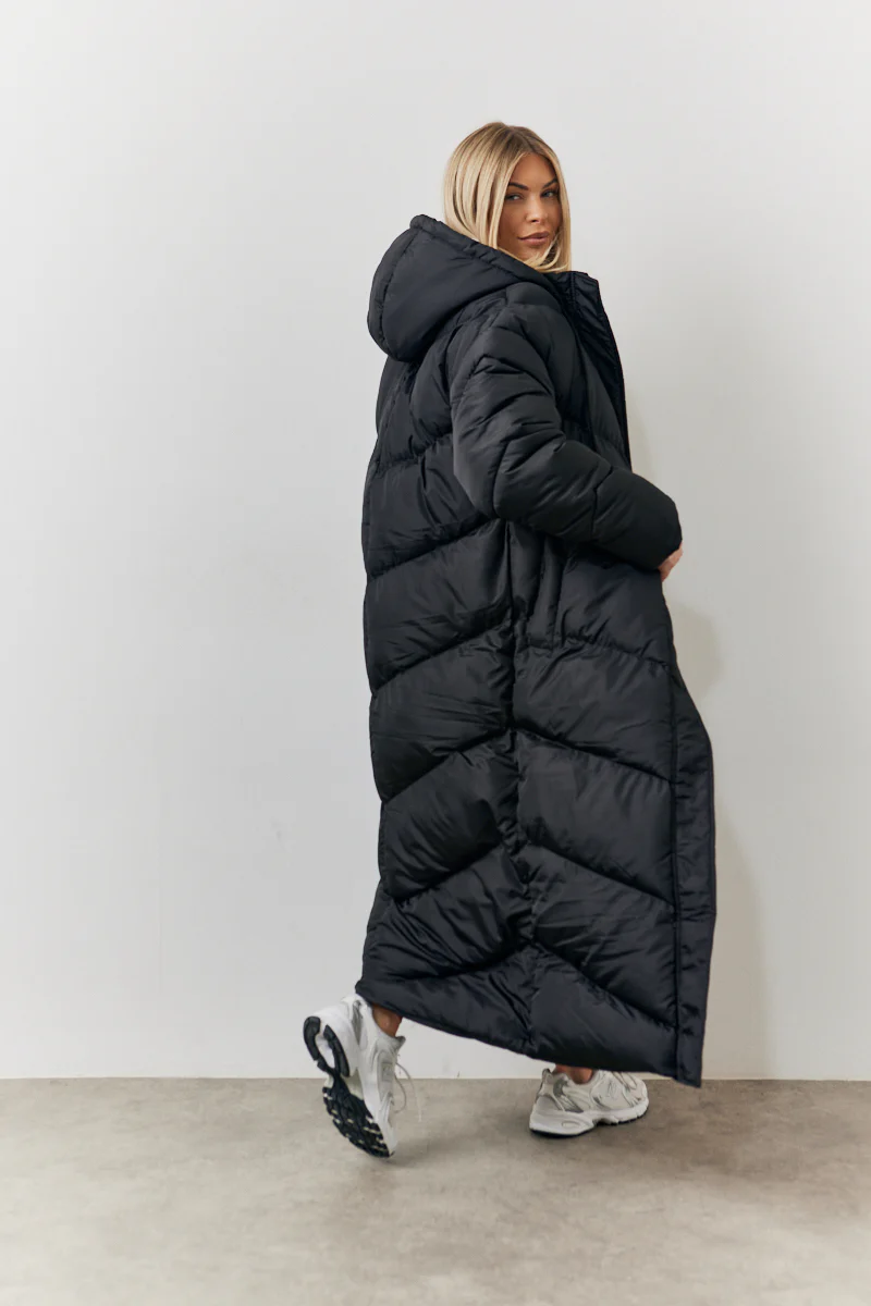 Longline Puffer Jacket - Image 5