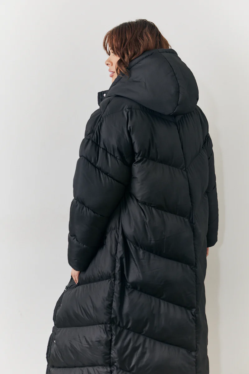 Longline Puffer Jacket - Image 9