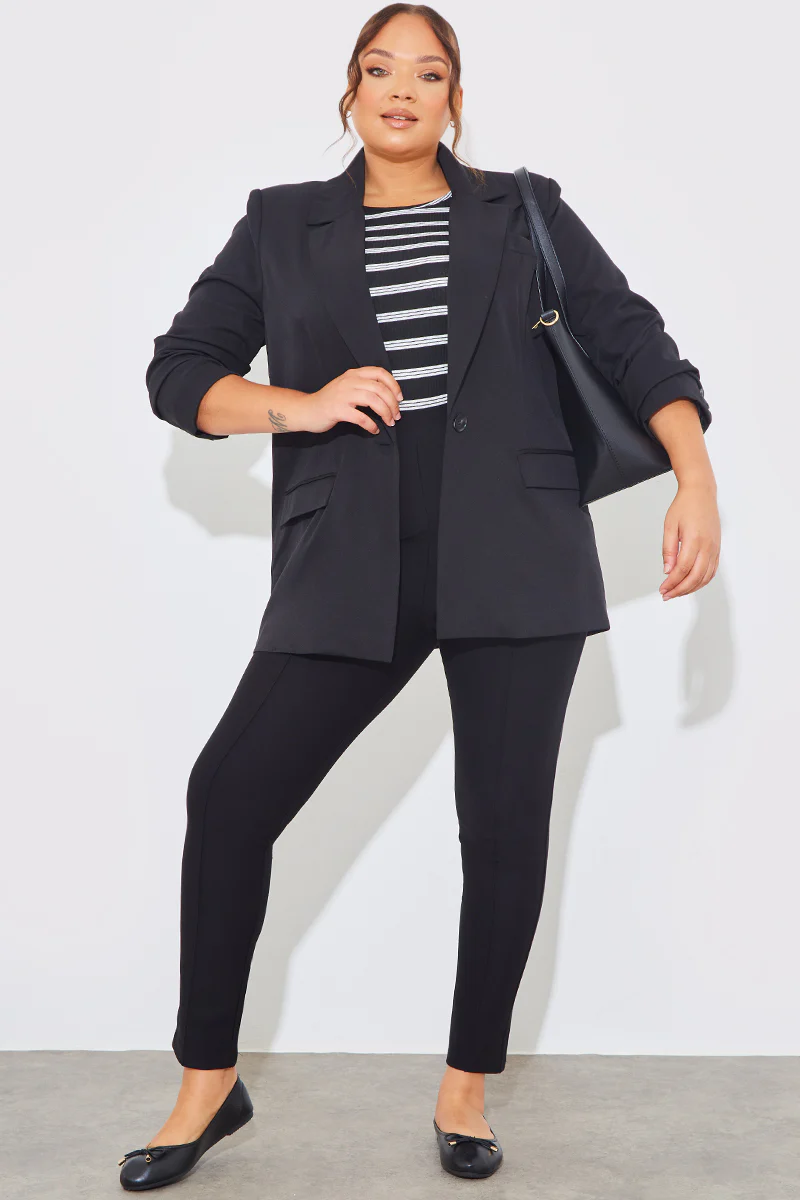 Longlined Tailored Blazer - Image 12