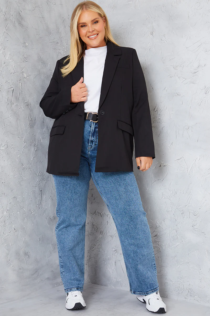 Longlined Tailored Blazer - Image 6