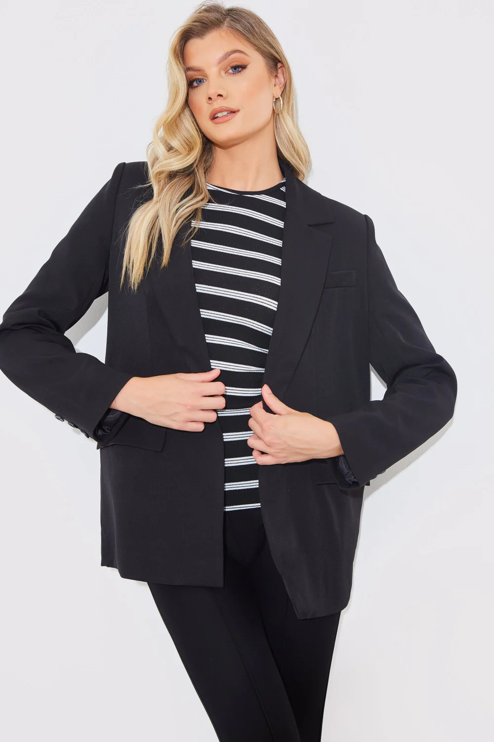 Longlined Tailored Blazer - Image 8
