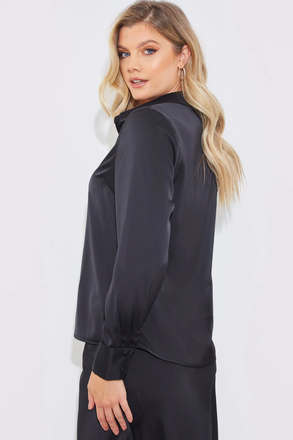 Matte Satin Blouse - Image 12