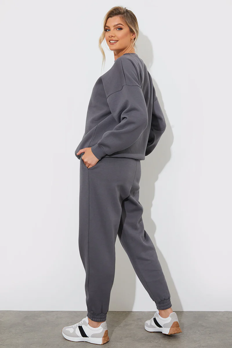 Sustainable Fleeceback Cuff Oversized Joggers - Image 5
