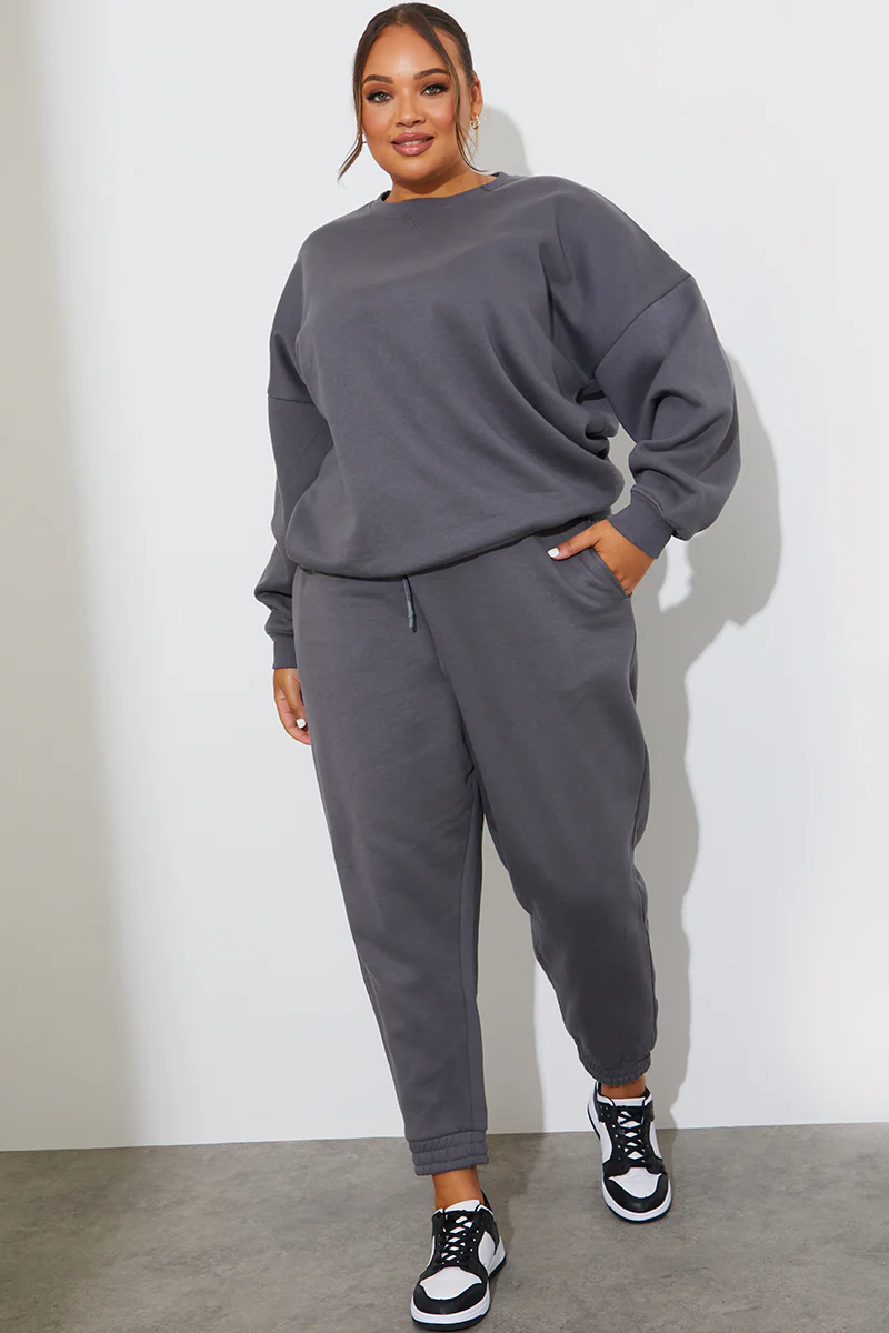 Sustainable Fleeceback Cuff Oversized Joggers - Image 6