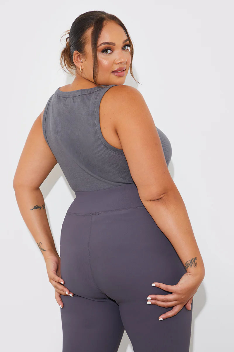 More Sustainable Ribbed Racer Vest - Image 6