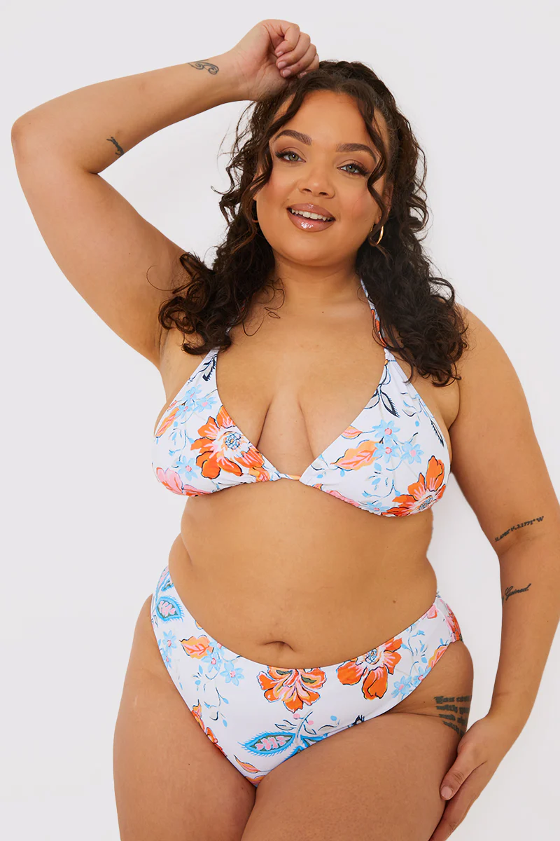Multi Floral Bikini Brief - Image 11
