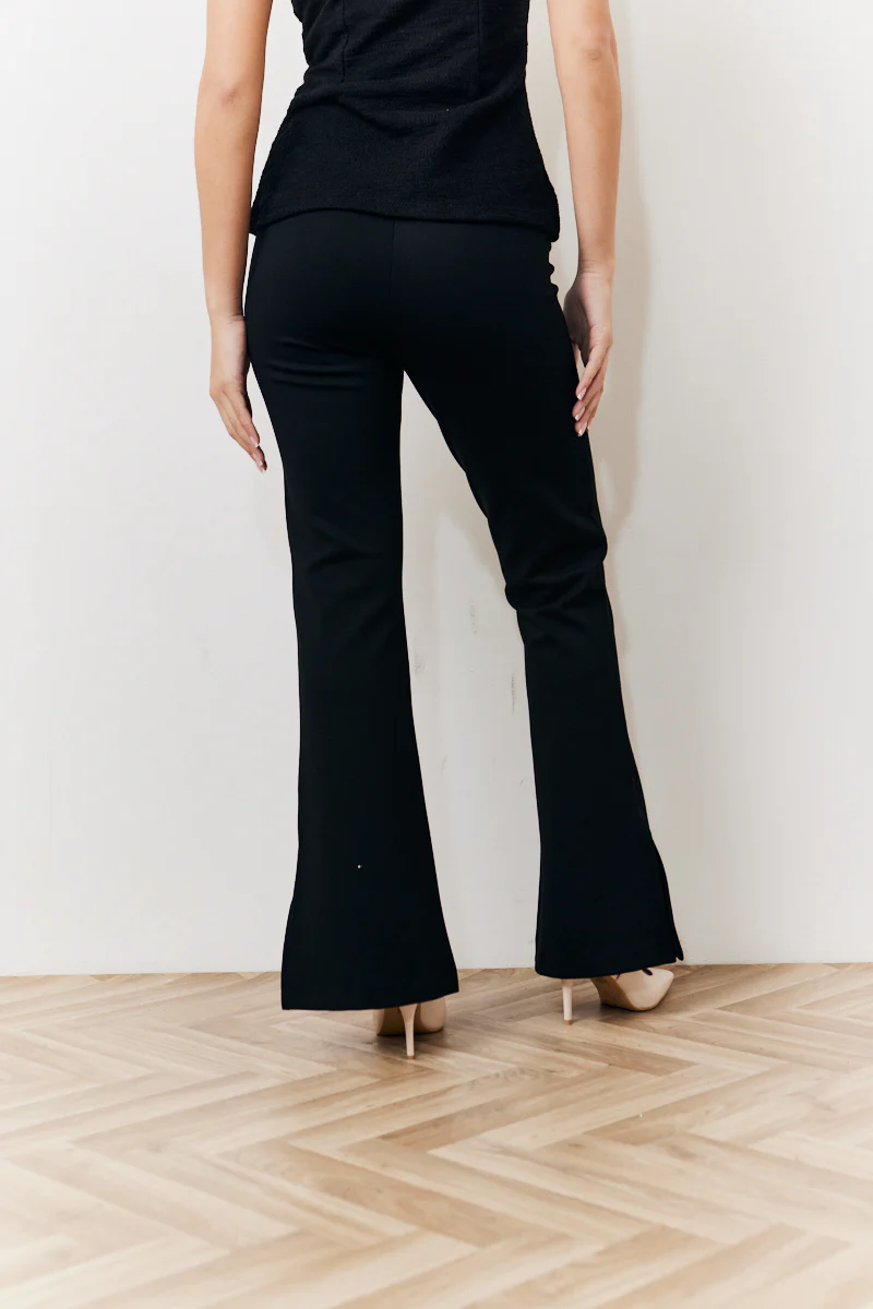 Occasion Black Flare Trousers - Image 6