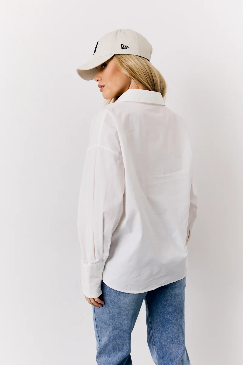 White Oversized Shirt - Image 3