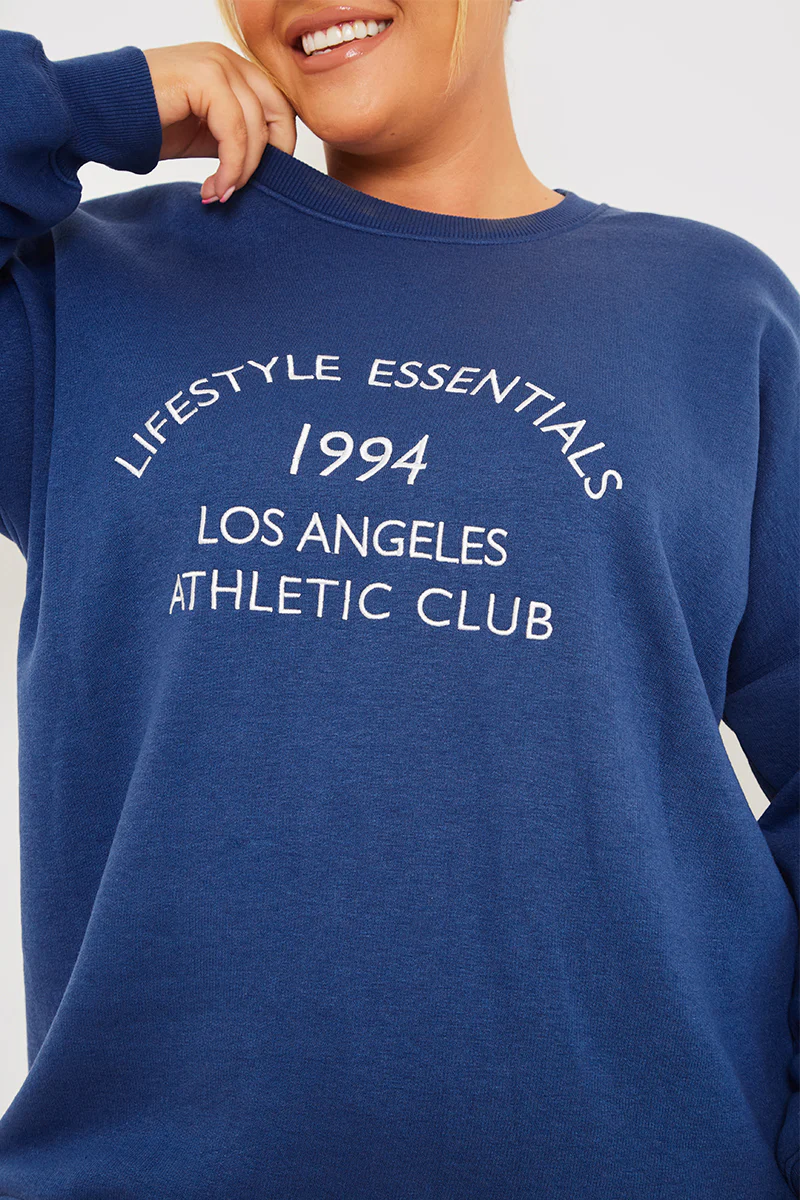 Oversized Embroidered Sweatshirt - Image 7