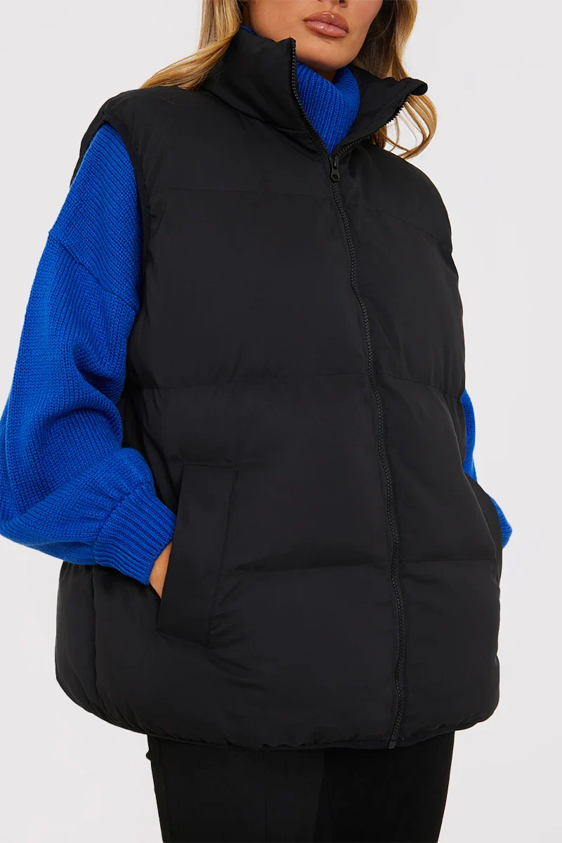 Oversized Puffer Gilet - Image 3
