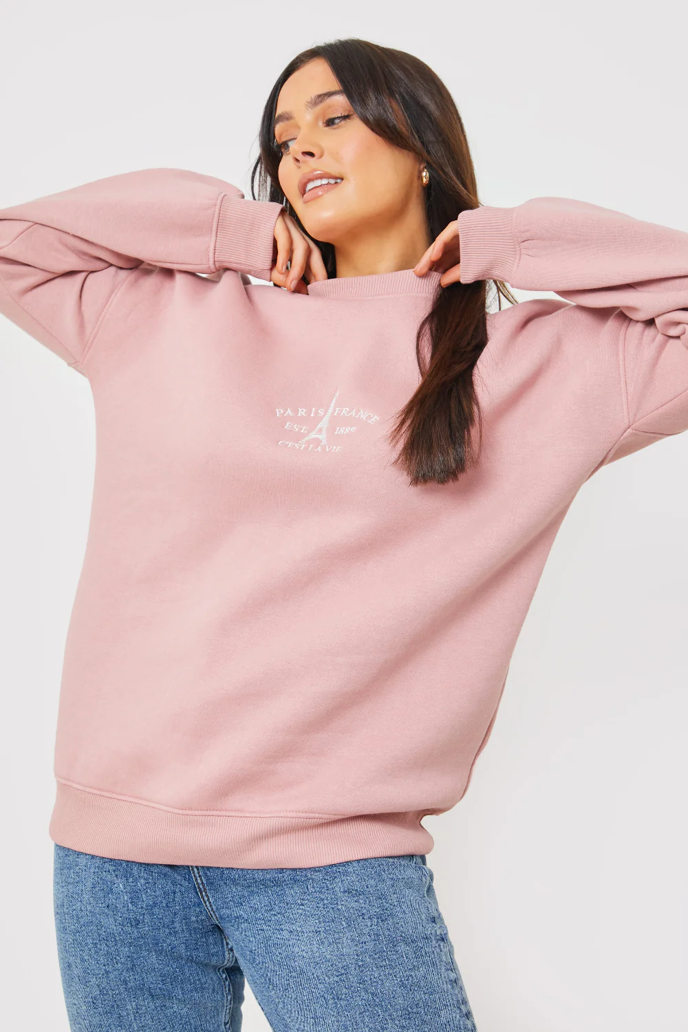 Paris Embroidered Sweater - Image 2