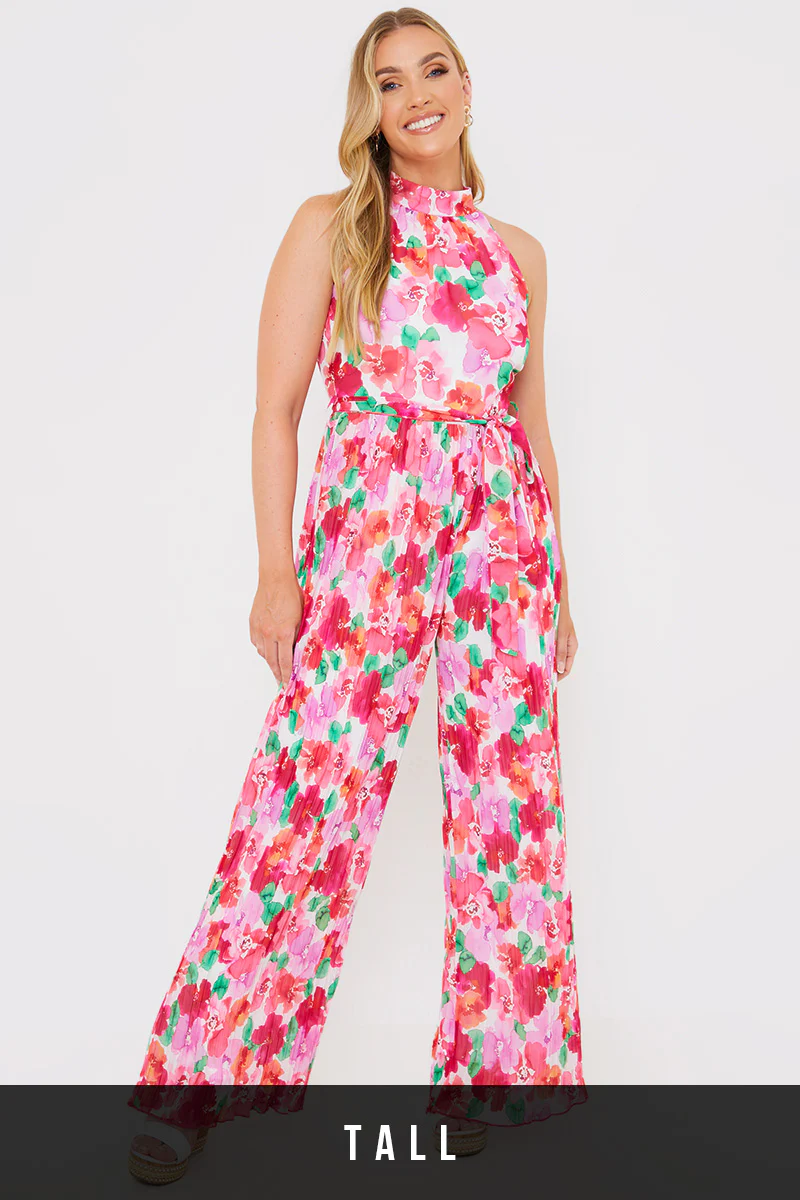 Plisse Sleeveless Wide Leg Jumpsuit - Image 26