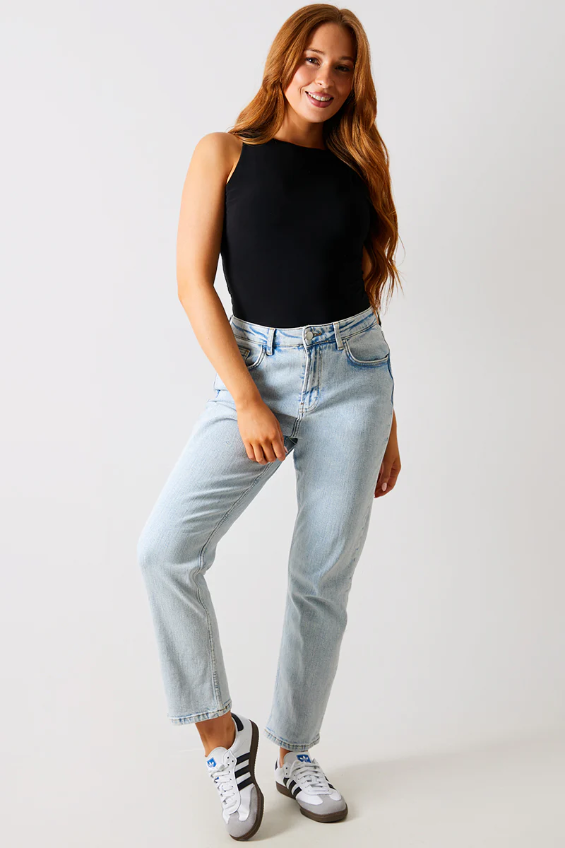 Racer Neck Double Layer Slinky Bodysuit - Image 11