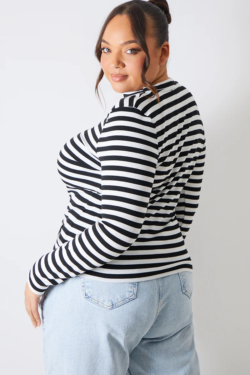 Ribbed Long Sleeve Top - Image 8