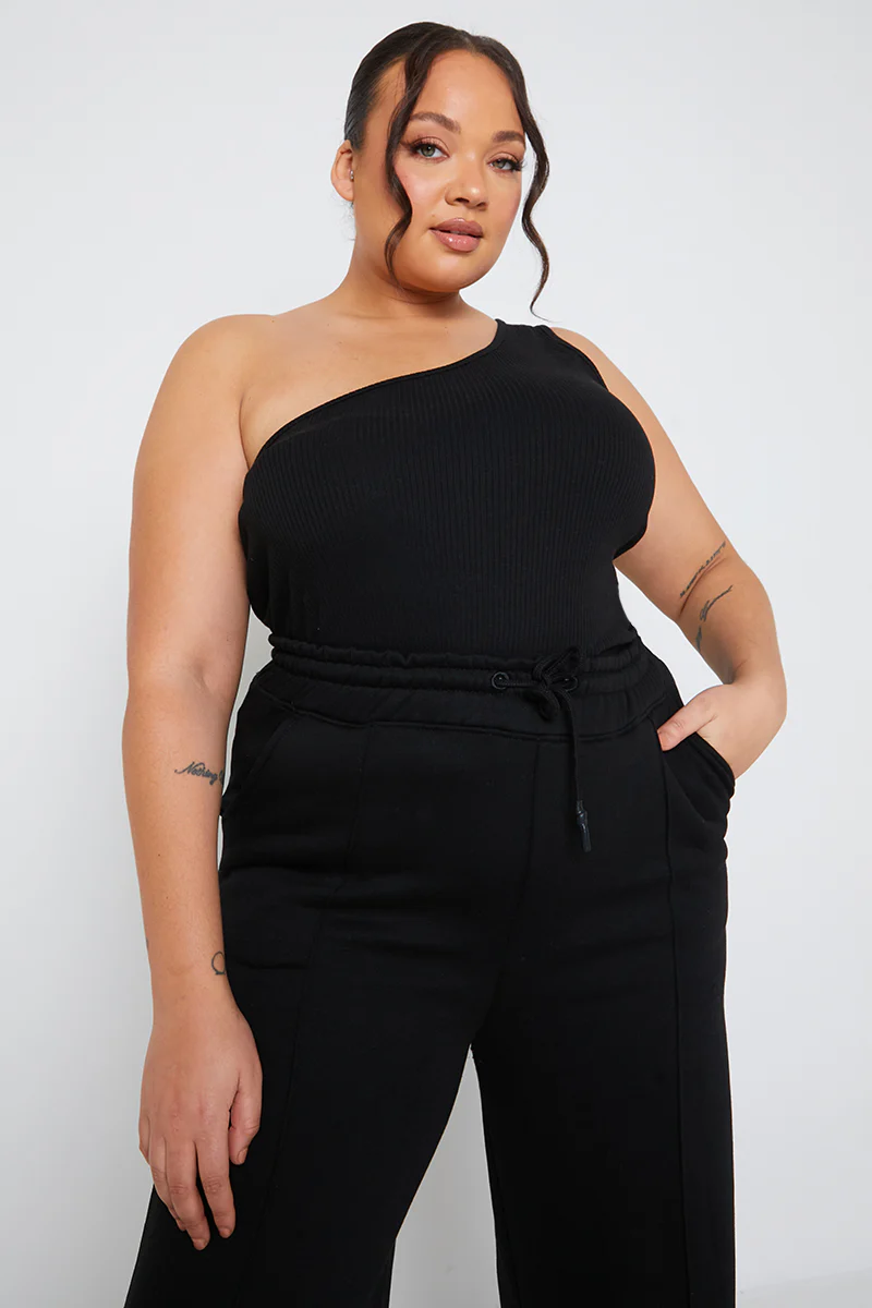 Ribbed One Shoulder Vest - Image 12