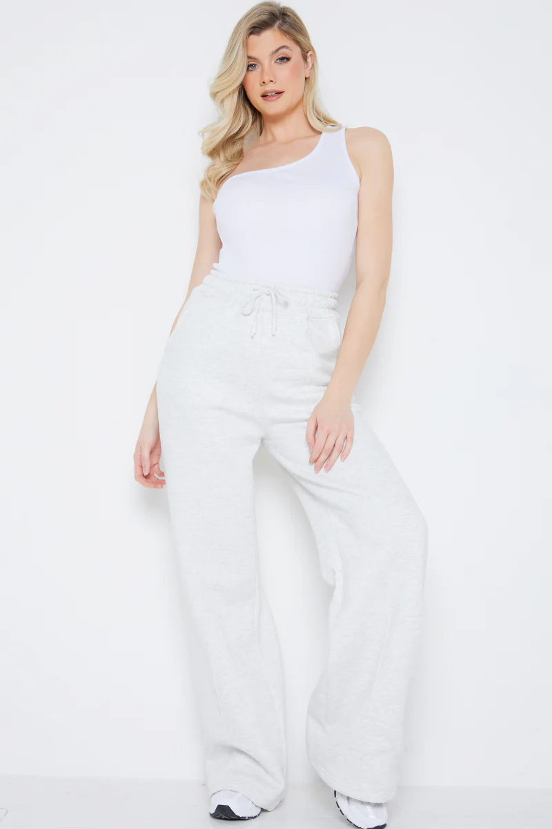 Ribbed One Shoulder Vest - Image 16
