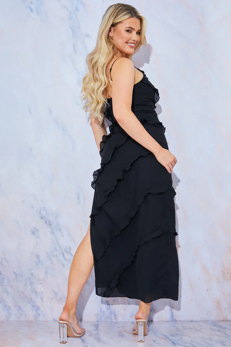 Ruffle Detail Maxi Dress - Image 18
