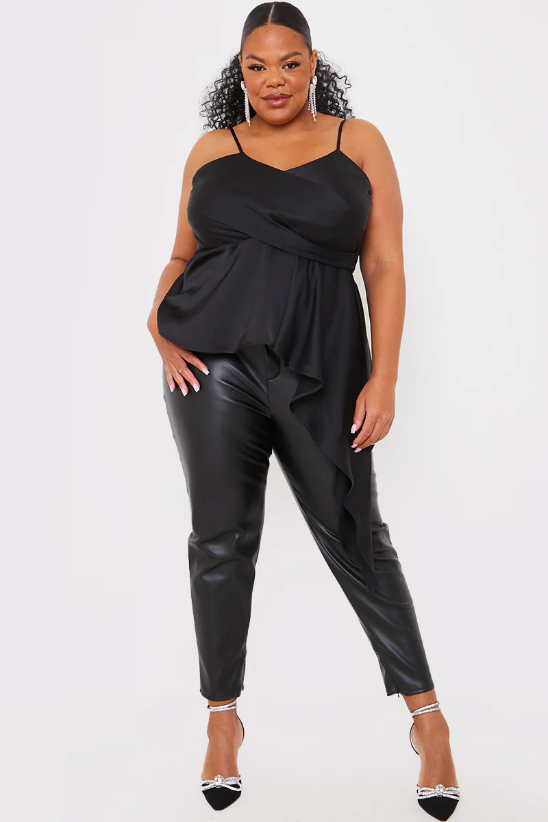Satin Asymmetric Cami Top - Image 9