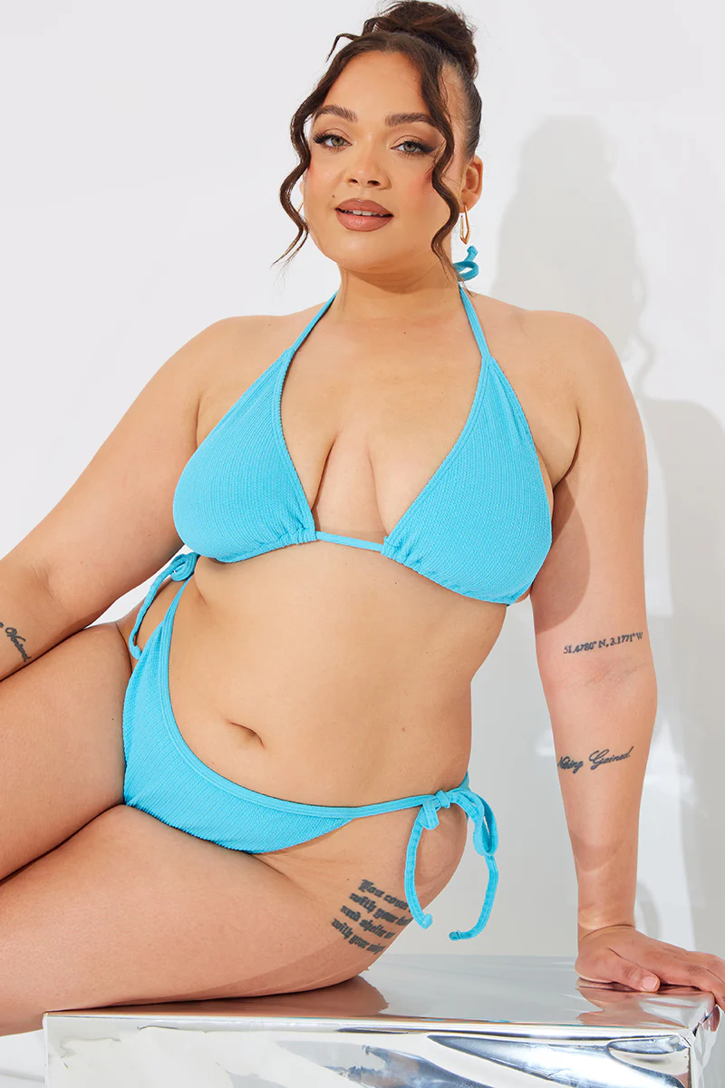 Sculpt and Control Crinkle Tie Side Bikini Bottom - Image 5
