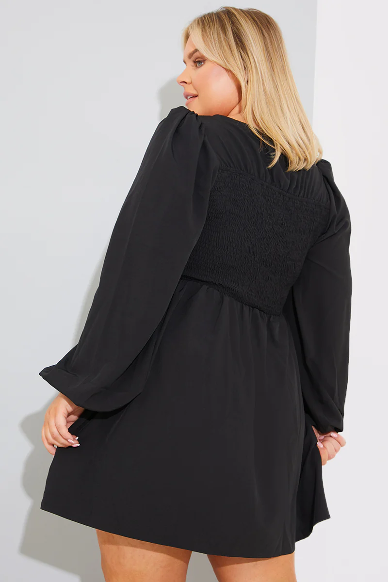 ShirBodice Long Sleeve Mini Dress - Image 6