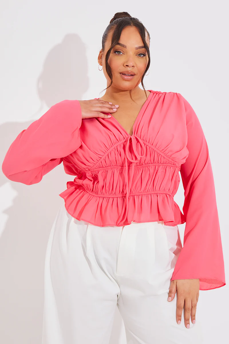 Shirred Detail Blouse - Image 5