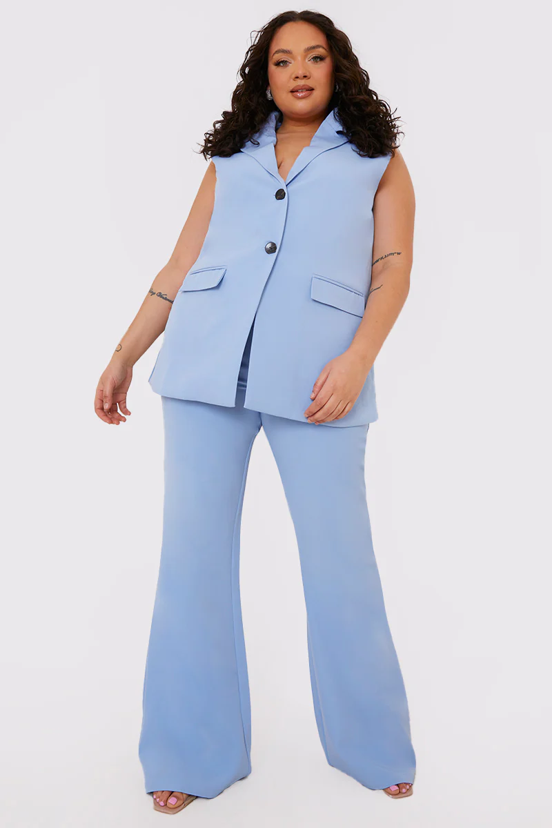 Sleeveless Oversized Blazer - Image 6